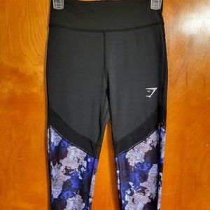 Gymshark Indigo Cosmos purple leggings (small)